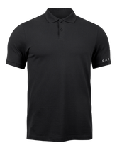 Men's Polo Neck T shirt | 100% Cotton - Black