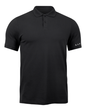 Men's Polo Neck T shirt | 100% Cotton - Black
