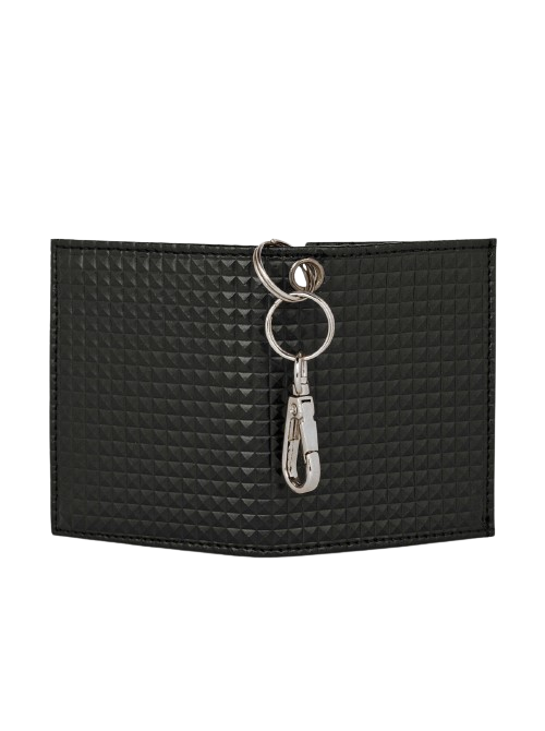 Urban Keychain Wallet With Card Holders & RFID Protection For Men & Women Black
