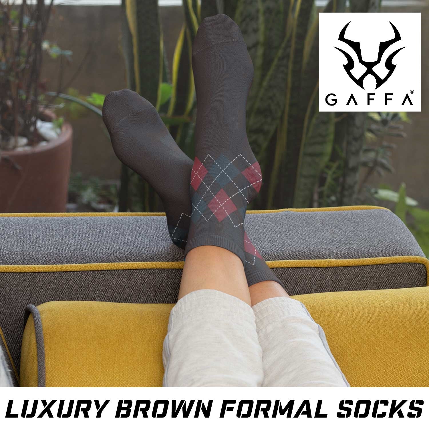 Argyle socks for Men Set of 3  Formal Semi-formal